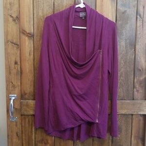 Market & Spruce asymmetrical carigan